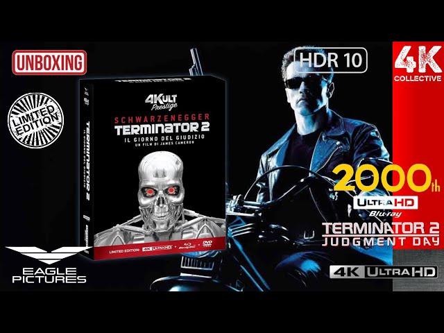 Terminator 2 limited edition 4K UltraHD, 3D & 2D Blu-ray & DVD collection unboxing. My 2000th UHD