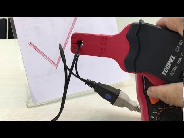 TECPEL How to use a current clamp transmitter with multimeters