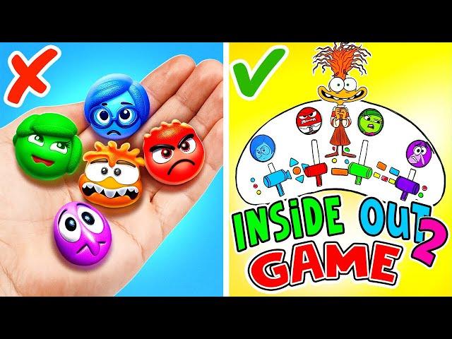 We Made INSIDE OUT 2 Paper Game  *Fun Crafts and Cool DIYs with All the EMOTIONS*