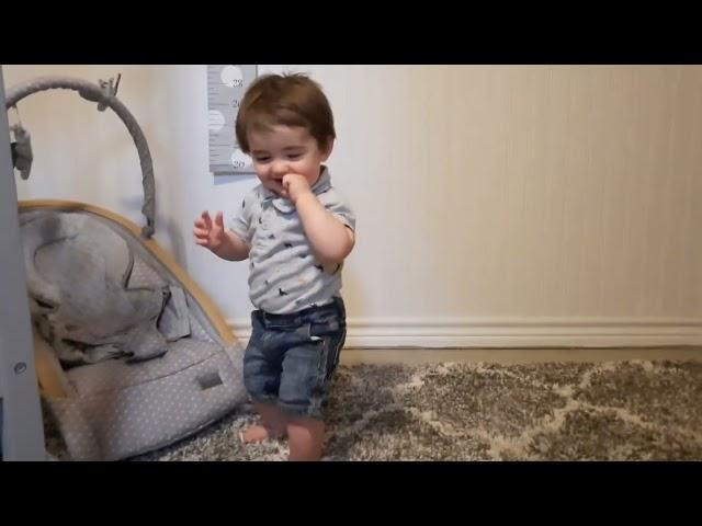 Dear Nolan 134 - 11 Months (finally standing for a video): Part 6!