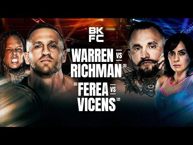 JARED WARREN VS. MIKE RICHMAN | BKFC PRELIMS LIVESTREAM