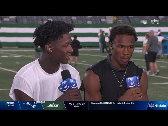 Sauce Gardner & Garrett Wilson Join the Desk | 'TNF Postgame Show'