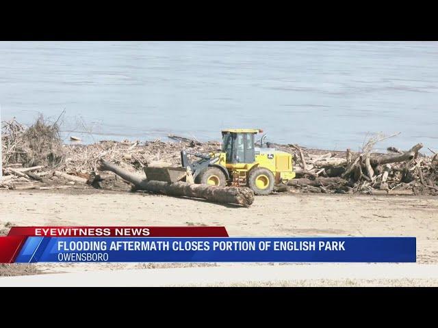 Portion of English Park closed due to recent flooding