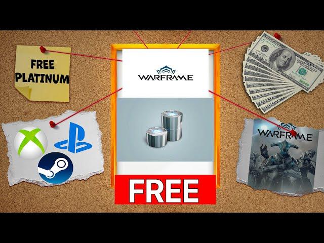 How to Get UNLIMITED Platinum in Warframe *FOR FREE* ️