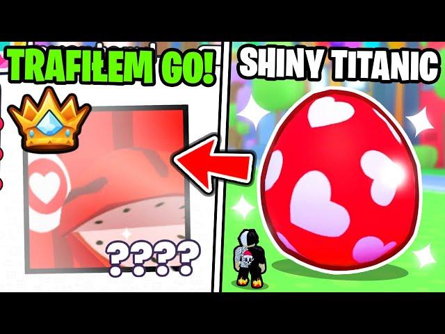 TRAFIŁEM SHINY TITANICA w PET SIMULATOR 99!