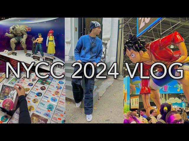 NYCC 2024 vlog: anime figures, voice actor signing, blind boxes