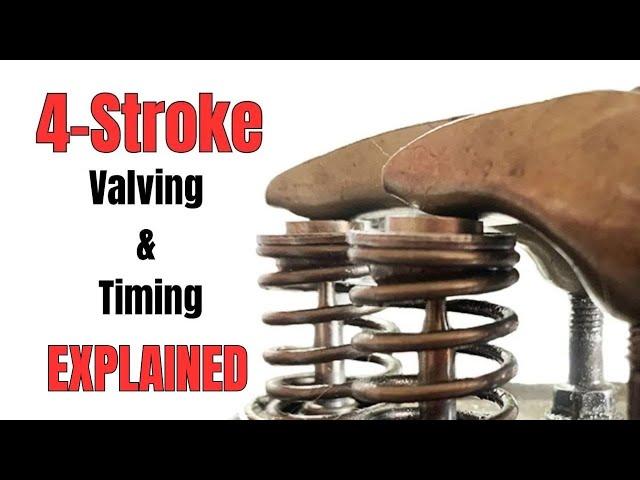 The Only Video You'll Ever Need to Know how 4 Stroke Engine Valving & Timing Works