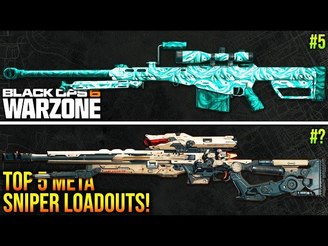 WARZONE: New SNIPER META UPDATE! Top 5 BEST SNIPER LOADOUTS To Use! (BO6 WARZONE META)