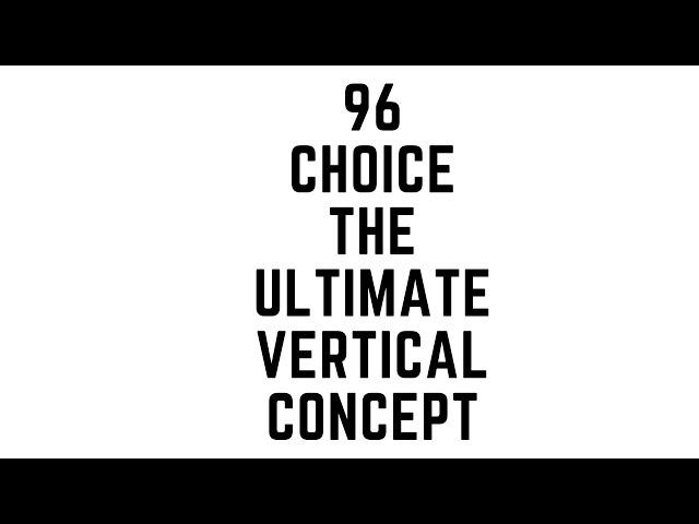 96 Choice The Ultimate Deep Concept