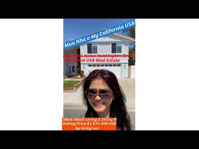 Touring BEAUTIFUL HOME TOUR HUNTINGTON BEACH CALIFORNIA USA