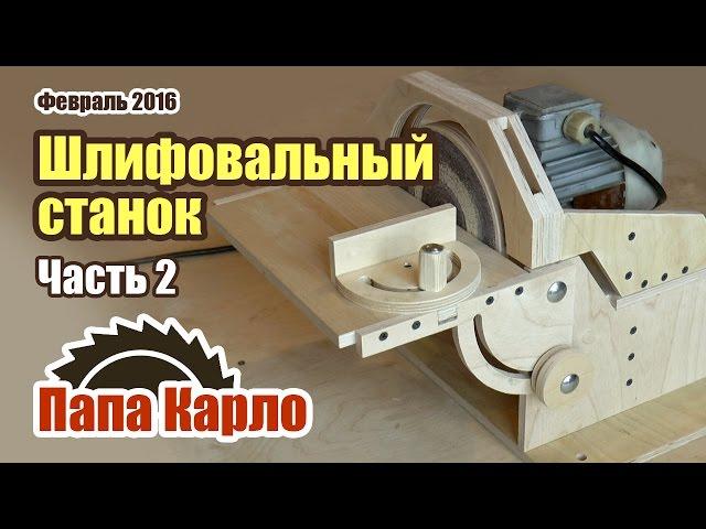 Шлифовальный станок своими руками. Часть 2: Building a Disc Sander