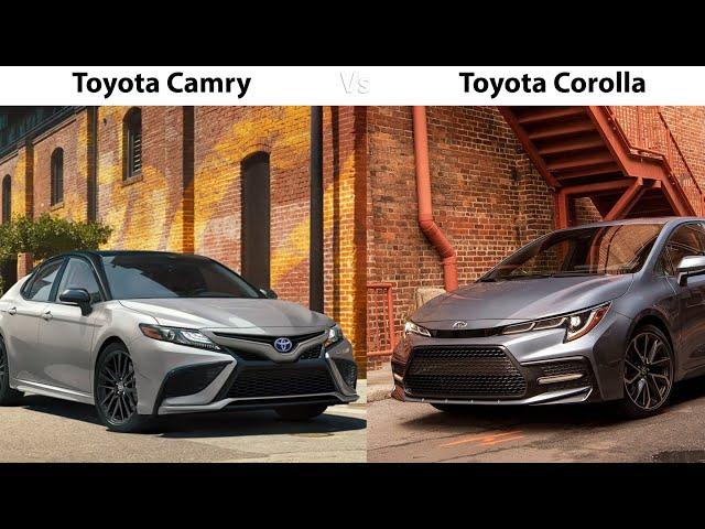 2024 Toyota Corolla vs 2024 Toyota Camry Comparison | Choose what best for you!