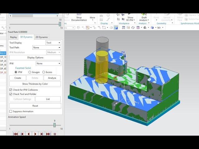 Siemens NX 10- Follow periphery-Z level corner-Op_30_40_50