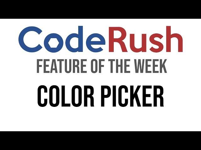 CodeRush FotW: Color Picker