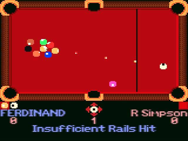 Pro Pool (GBC / Game Boy Color) - Vizzed.com GamePlay