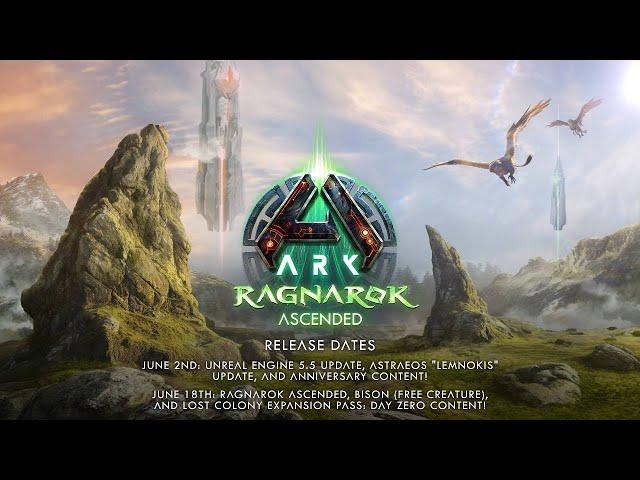 ARK Ragnarok Ascended Launch and UE5.5 Release Date!!!!!!!!!