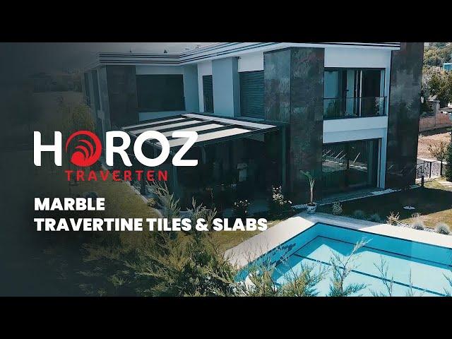 Horoz Traverten - Marble Travertine Tiles & Slabs in Denizli, Turkey
