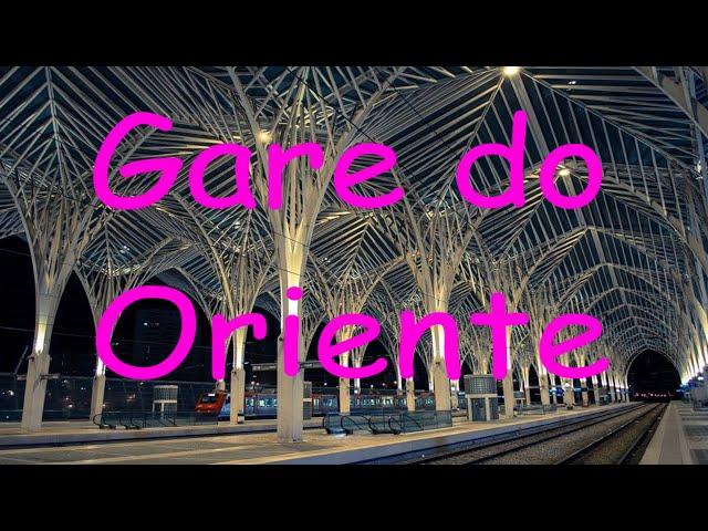 Como chegar de metro à Gare do Oriente. Estação intermodal com destinos nacionais e internacionais.