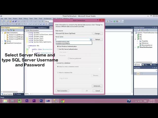 Create 3 Tier Architecture Project in Visual Studio 3 Tier Architecture C Tutorial   Part 1