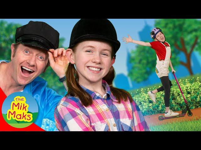 I Love to Ride | Kids Songs and Nursery Rhymes | The Mik Maks