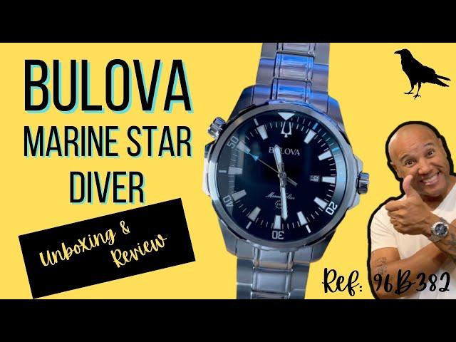 UNBOXING BULOVA MARINE STAR WATCH REVIEW| REF: 96B382