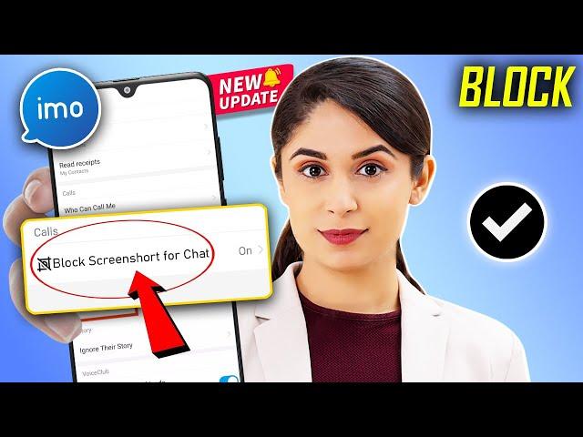 How to Block Screenshot for Chats on Imo 2025 [ Easy ]
