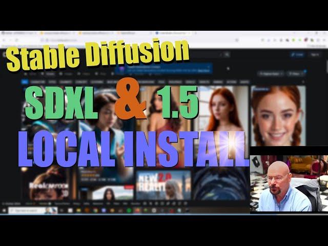 The BEST Stable Diffusion 2024 | Local Install Run on Your Computer | BOTH 1.5 AND SDXL!!   EASY!!