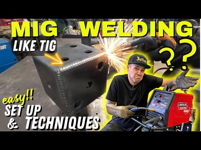 MIG Welding Basics For BEGINNERS!! How To Set Up Your Welder + Tips, Tricks & Techniques!!