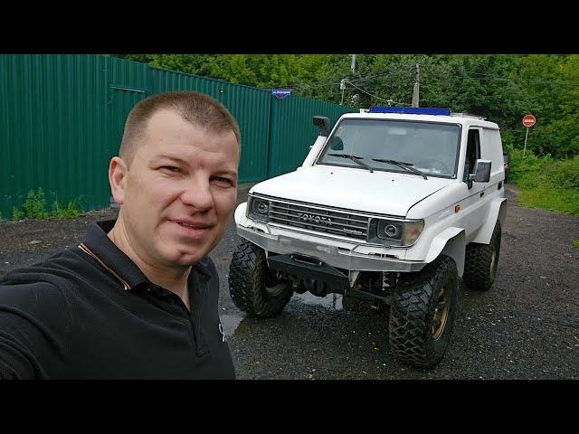 Land Cruiser 73 swap BMW M57D2 c акпп6 первый выезд, настройки.