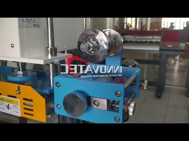 PALING DICARI!! DEMO VIDEO MESIN HOTPRINT LIST SILINDER SEMI ELEKTRIK DENGAN SISTEM PNEUMATIC