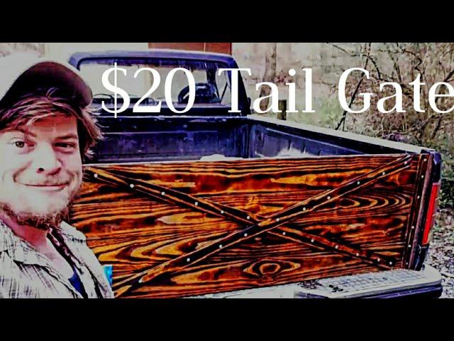 DIY Truck Tail Gate - Wooden