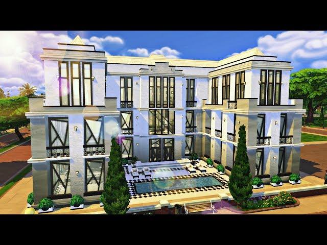 The Sims 4 - Art Deco - FITNESS TEMPLE - | Speed Build