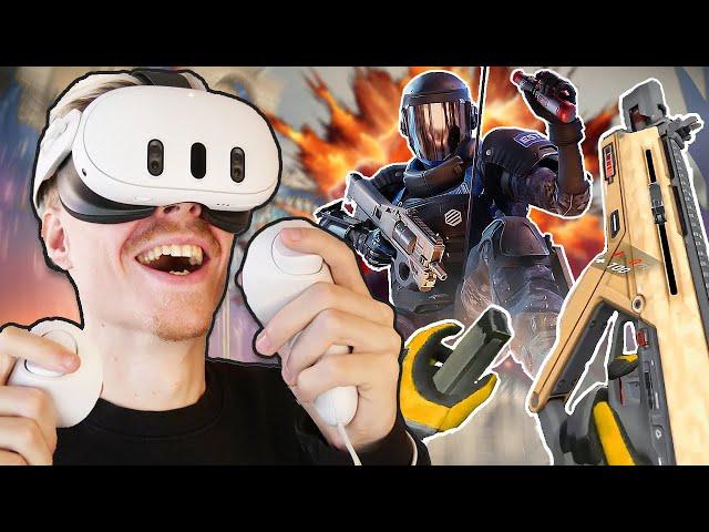 Rainbow Six Siege VR FPS On Meta Quest 3! (Breachers)