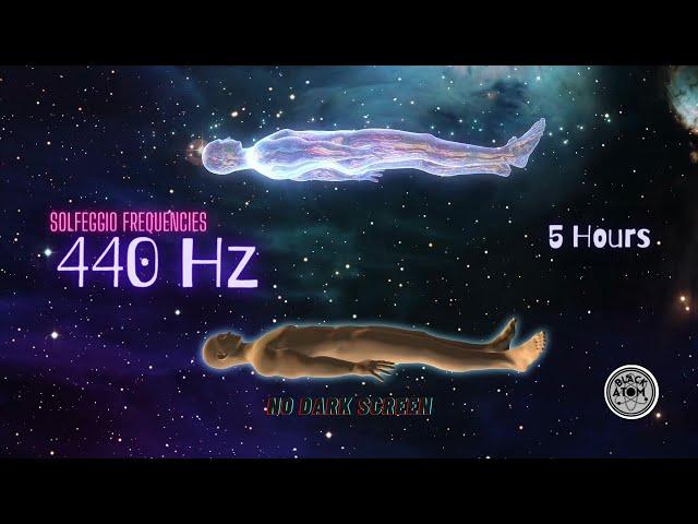  Solfeggio Frequencies 440 Hz ⨀ Sounds for Deep Sleep, Meditation and Relaxation ⨀ No Dark Screen