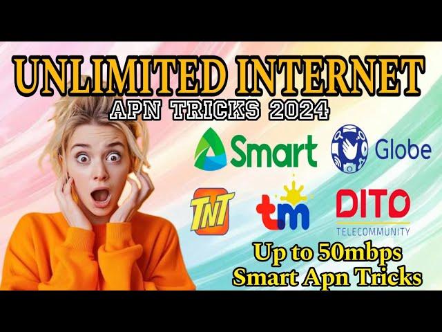 FAST INTERNET Tricks |  Apn Setting 2024 | Smart & Tnt Tricks