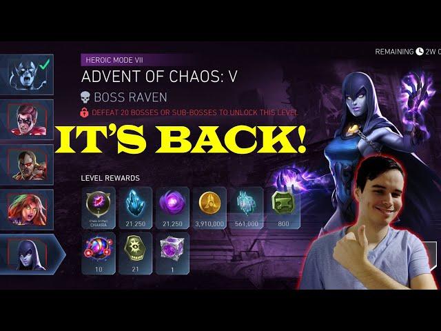 Advent Of Chaos Solo Raid Is Back Injustice 2 Mobile