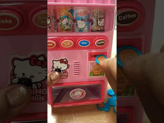 #hellokittytoy drinks vending machine #asmr #horts