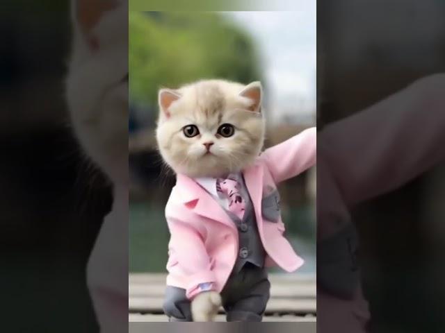 cute cat dance 🩰 #0019