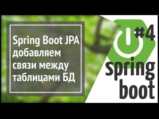 Spring Boot Jpa (Hibernate): добавляем связи между таблицами базы данных (one to many)