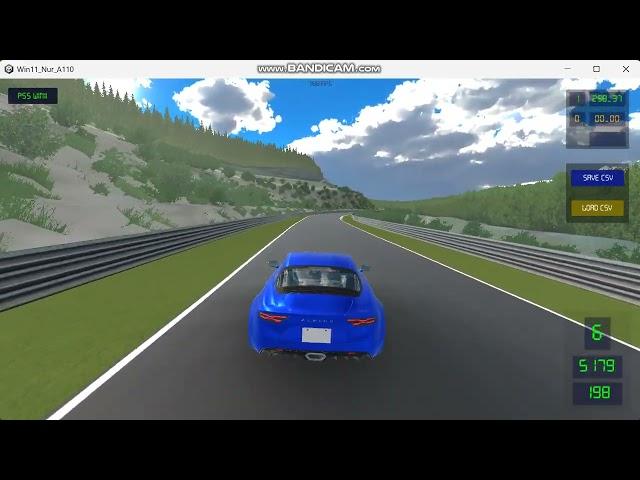 230717 Unity Nordschleife Alpine A110 S