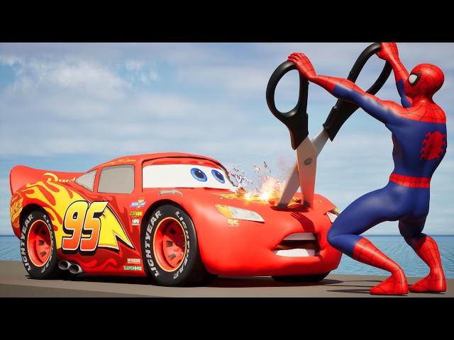 Epic Escape From Spiderman Amazing Maze from Lightning Mcqueen #9