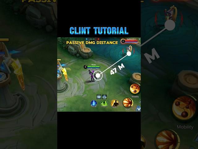 Clint tutorial!  #mlbb #shorts #mlbbshorts #clint #tutorial