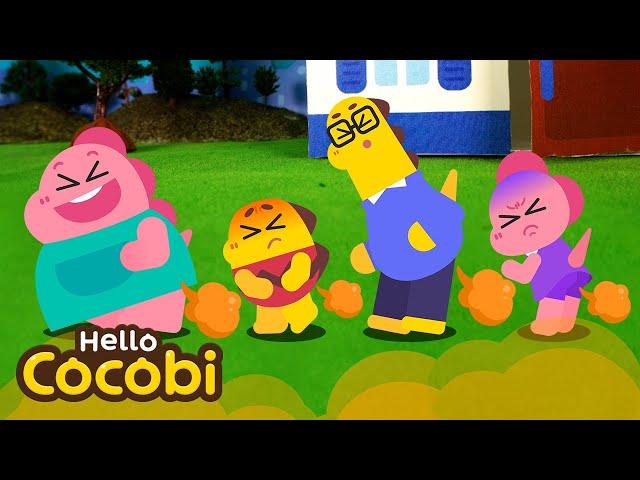 Toot Toot! Fart Family Song Nursery Rhymes & Kids Songs | Hello Cocobi