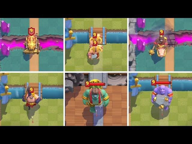 ВСЕ СКИНЫ В КЛЕШ РОЯЛЬ 2 И 3 УРОВНЯ | CLASH ROYALE