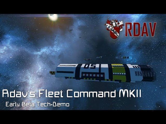 Rdav's Fleet Command MKII Teaser Tech-demo [Space Engineers]