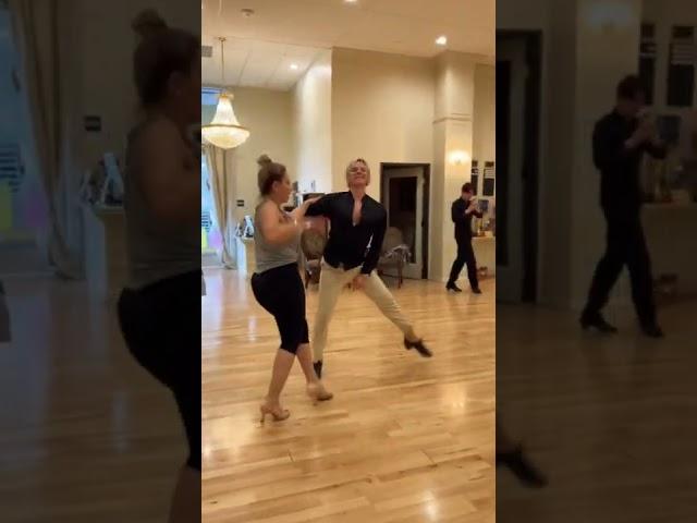 Jive open gold choreography with Oleg Astakhov & student Martha at  Fred Astaire Dance Studio