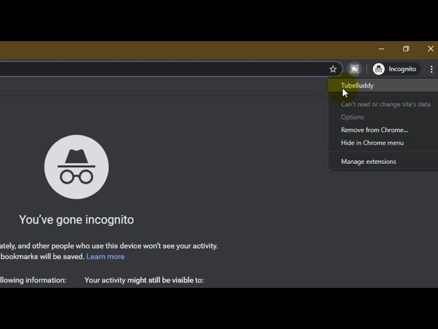 How To Enable Extensions In Incognito Mode On Google Chrome