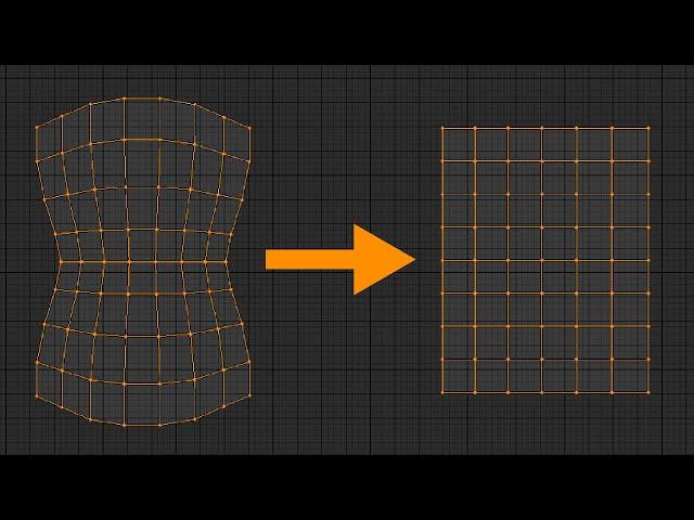 How to Flatten UV Islands (Blender Tutorial)