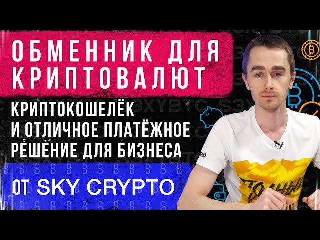 Обменник для криптовалют, криптокошелёк и отличное платёжное решение для бизнеса от Sky Crypto