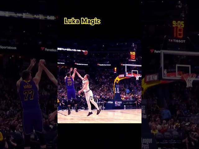 LUKA DONCIC gets crazy in Lakers #basketball #fun  #shorts #shortvideo #funny #gameplay